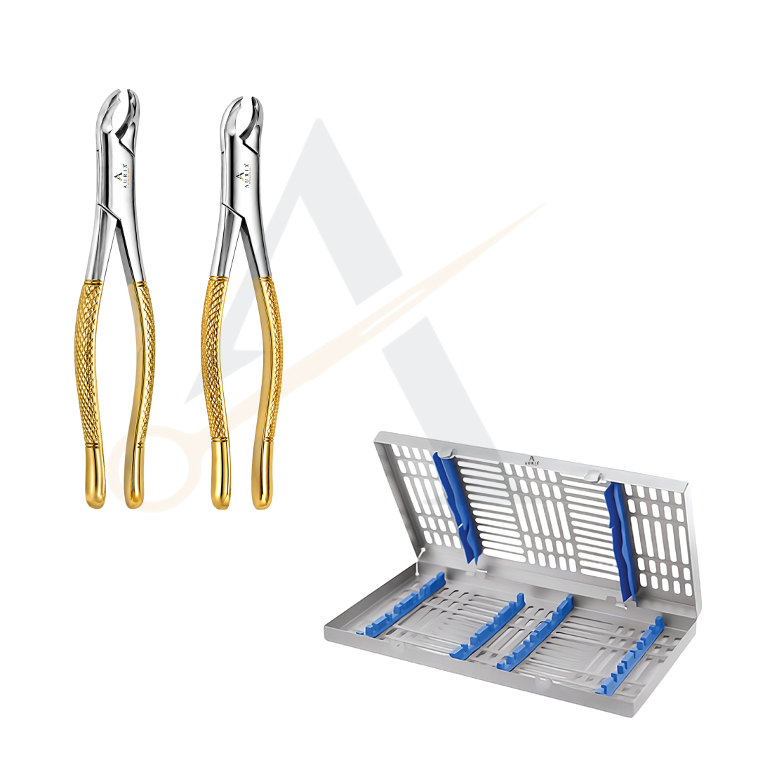 Aurix Mandibular Molar Flow Forceps Set