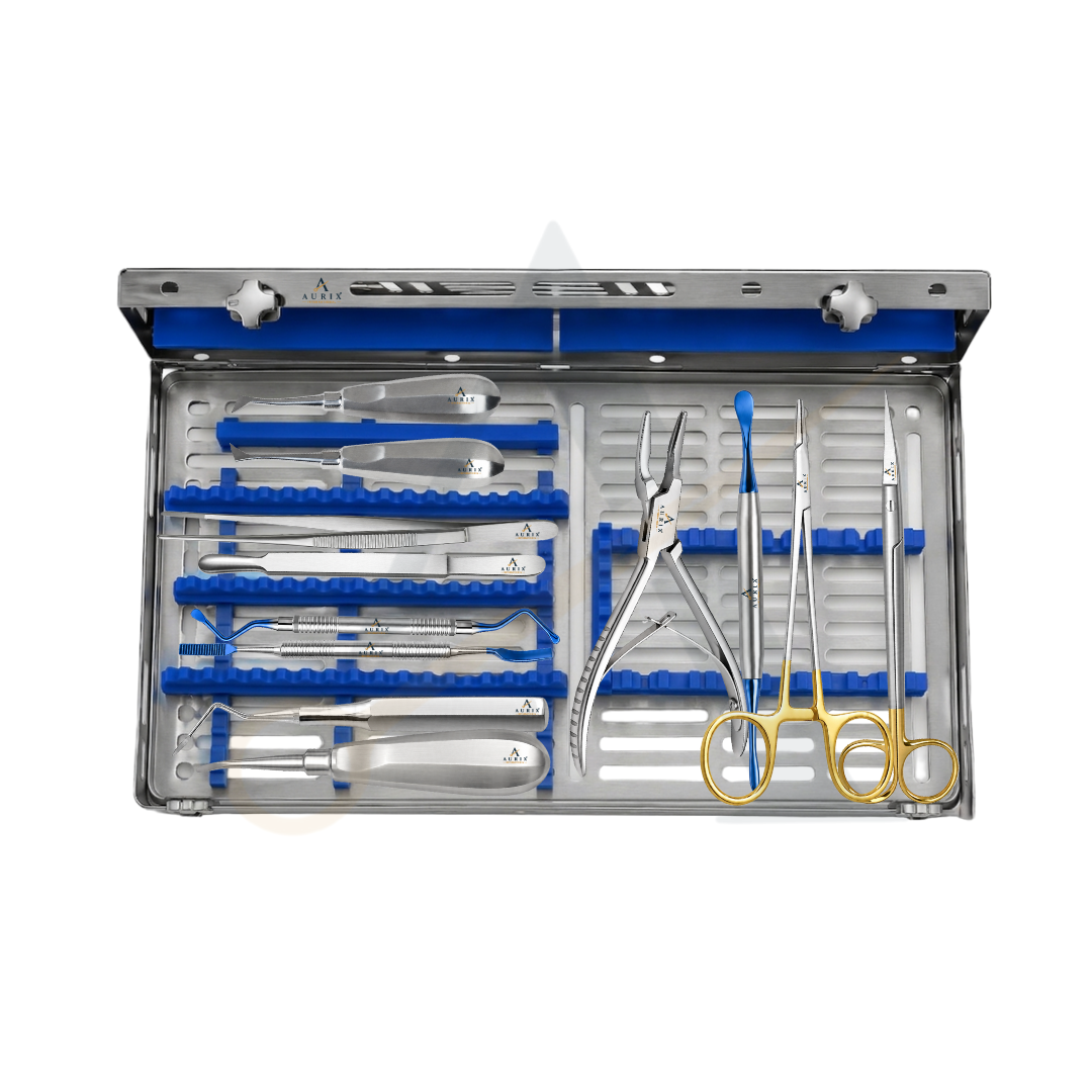 Aurix Surgical Extraction & Bone Management System – 13-Piece Oral Surgery Kit