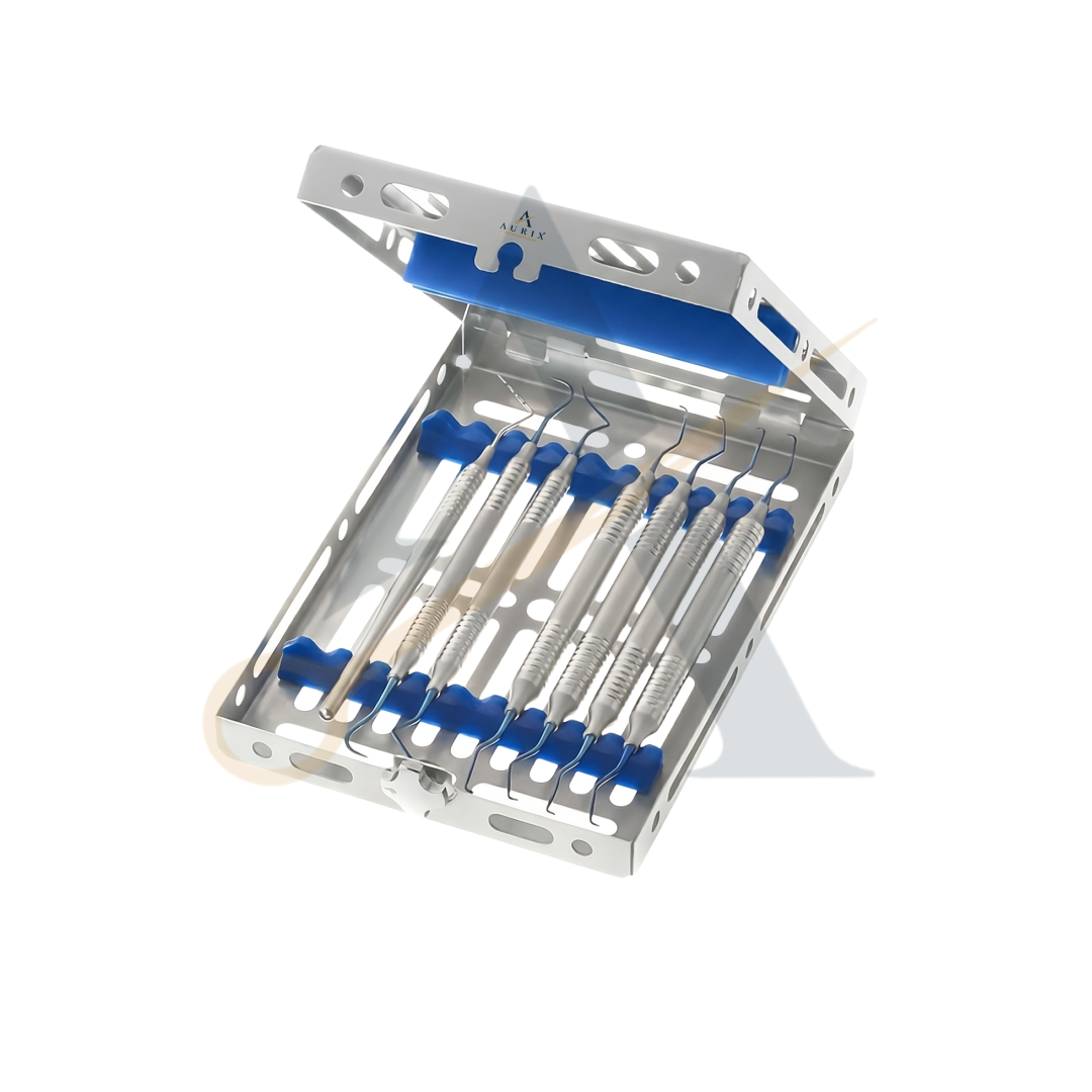 Aurix Peri-Implant Titanium Maintenance System – 8-Piece Implant Hygiene & Debridement Kit