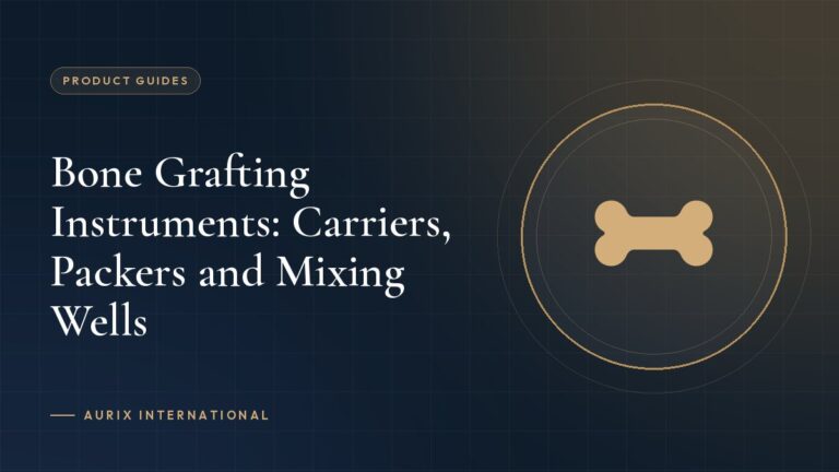 Bone Grafting Instruments: Carriers, Packers and Mixing Wells
