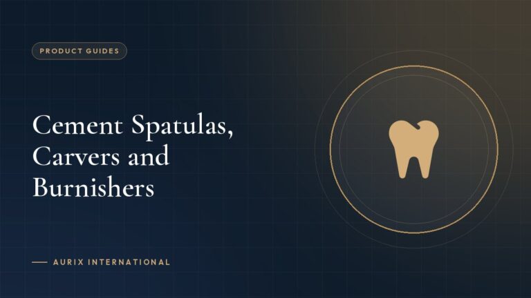 Cement Spatulas, Carvers and Burnishers