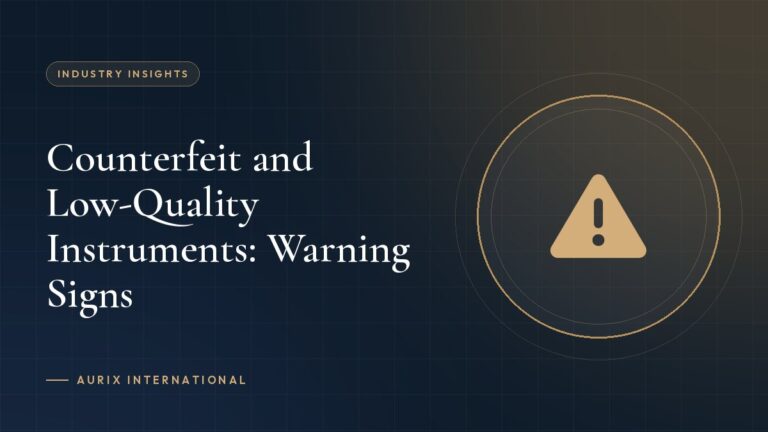 Counterfeit and Low-Quality Instruments: Warning Signs