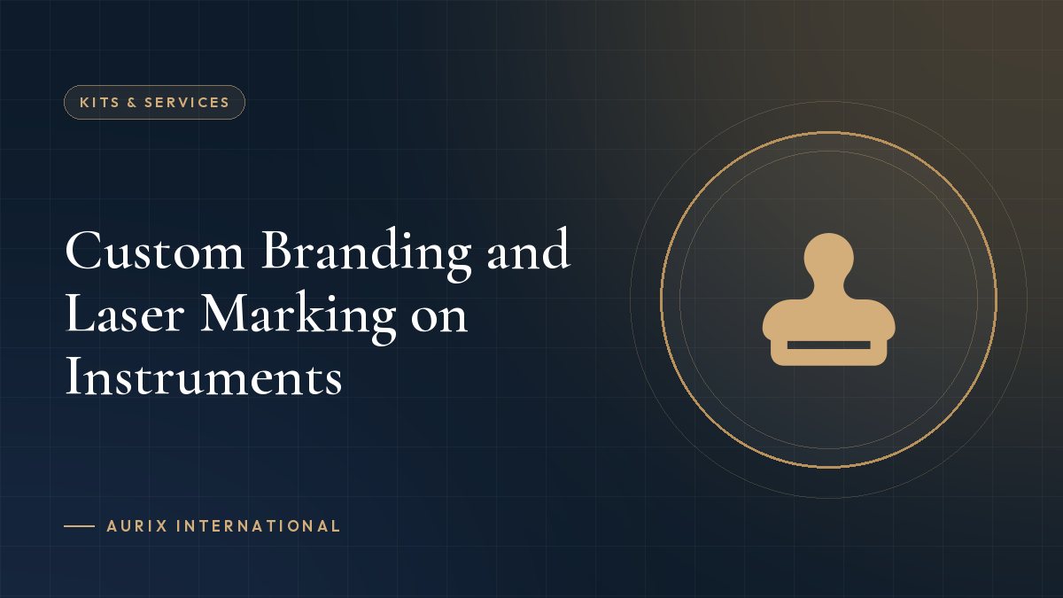 Custom Branding and Laser Marking on Instruments