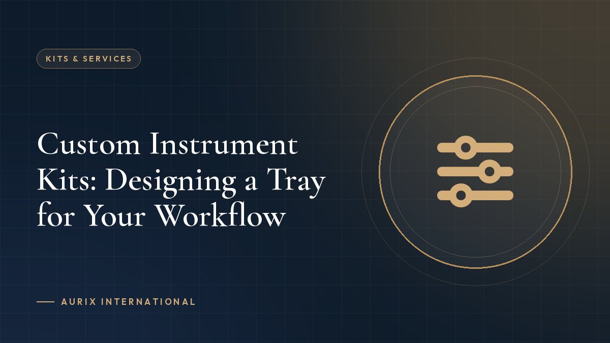 Custom Instrument Kits: Designing a Tray for Your Workflow