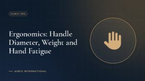 Ergonomics: Handle Diameter, Weight and Hand Fatigue