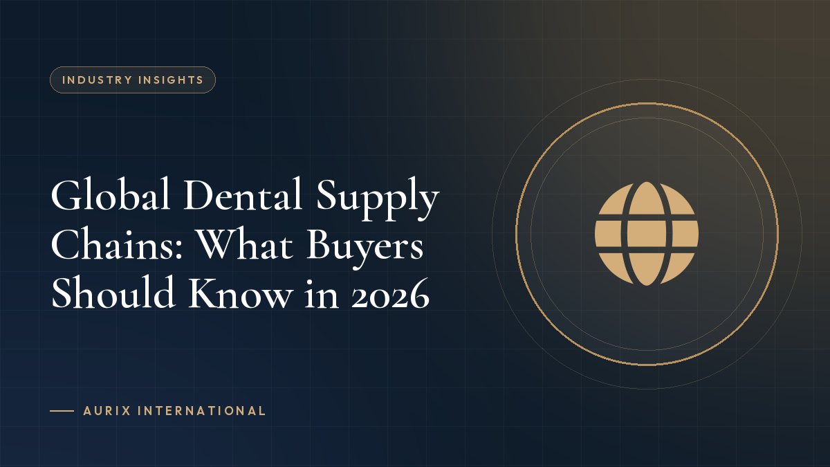Global Dental Supply Chains: What Buyers Should Know in 2026