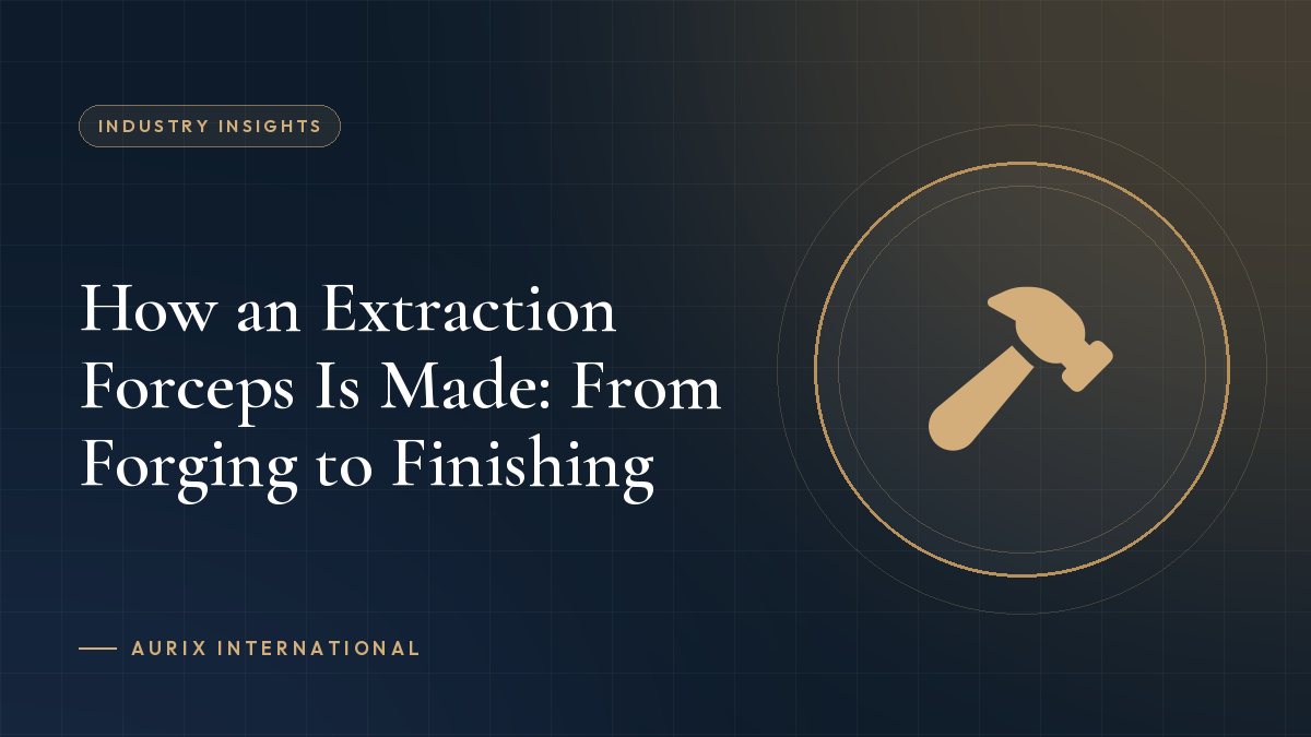 How an Extraction Forceps Is Made: From Forging to Finishing