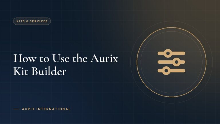 How to Use the Aurix Kit Builder