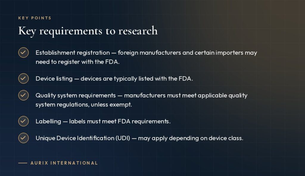 Key points: Key requirements to research