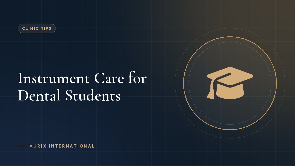 Instrument Care for Dental Students