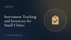 Instrument Tracking and Inventory for Small Clinics