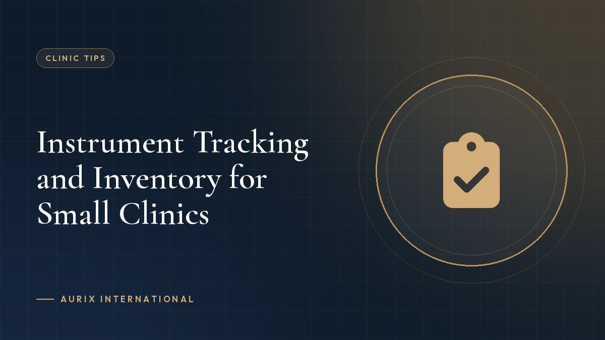 Instrument Tracking and Inventory for Small Clinics