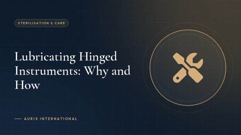Lubricating Hinged Instruments: Why and How