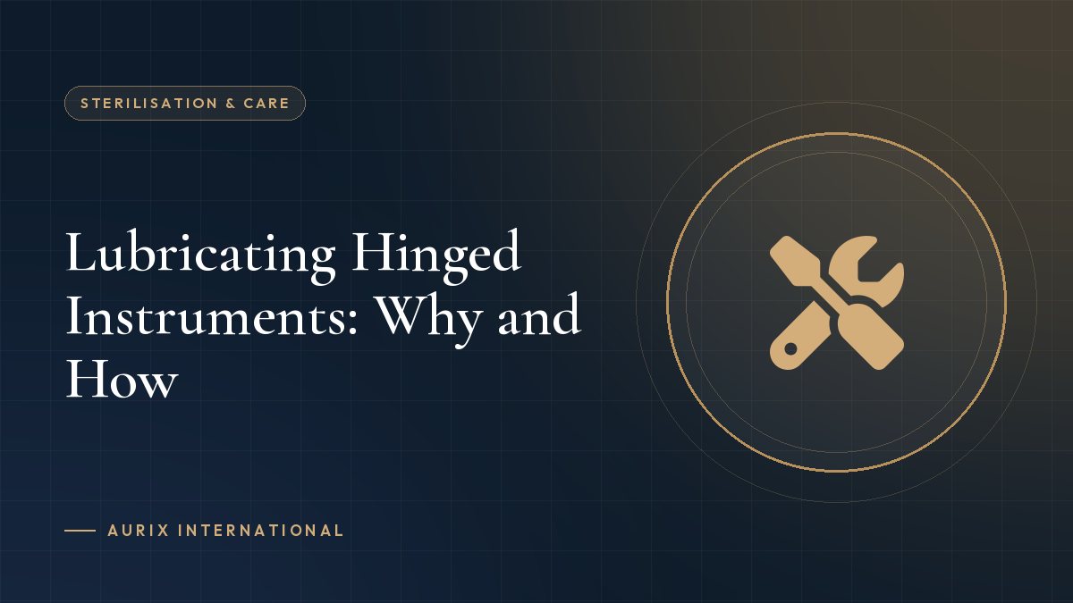 Lubricating Hinged Instruments: Why and How