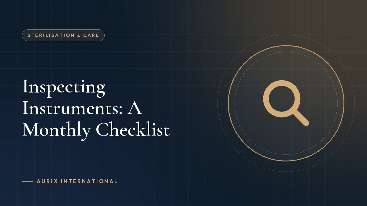 Inspecting Instruments: A Monthly Checklist