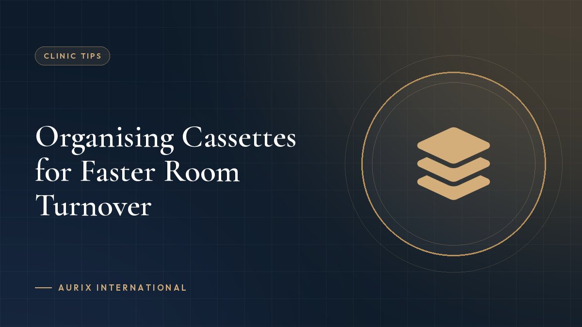 Organising Cassettes for Faster Room Turnover