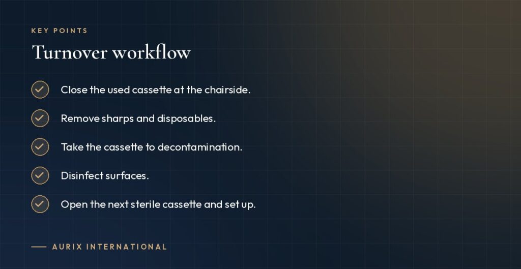 Key points: Turnover workflow