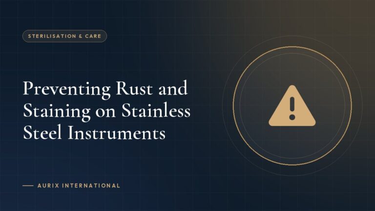 Preventing Rust and Staining on Stainless Steel Instruments