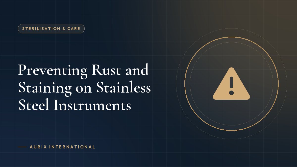 Preventing Rust and Staining on Stainless Steel Instruments