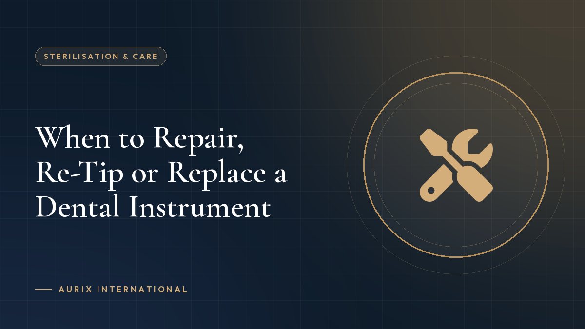 When to Repair, Re-Tip or Replace a Dental Instrument