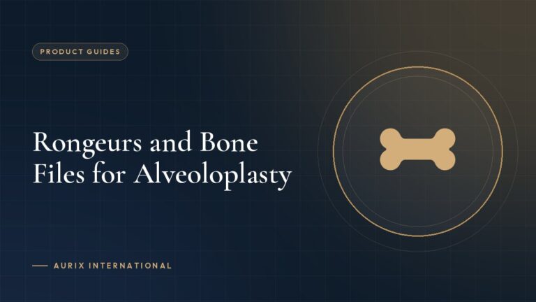 Rongeurs and Bone Files for Alveoloplasty