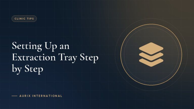 Setting Up an Extraction Tray Step by Step