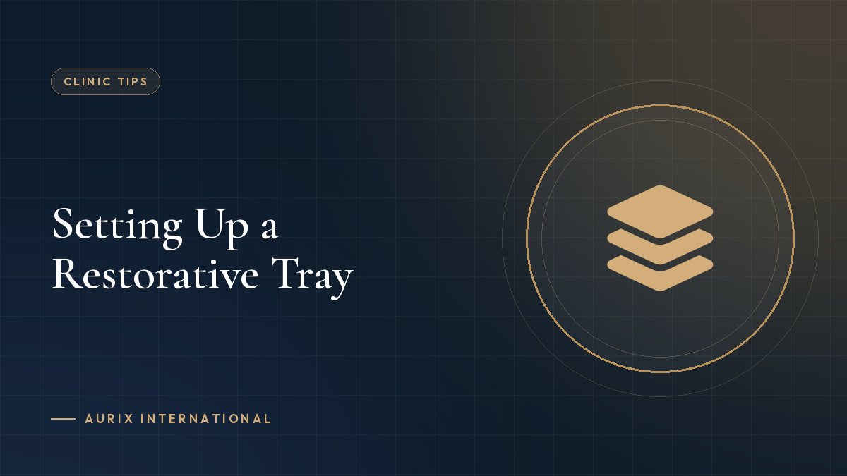 Setting Up a Restorative Tray