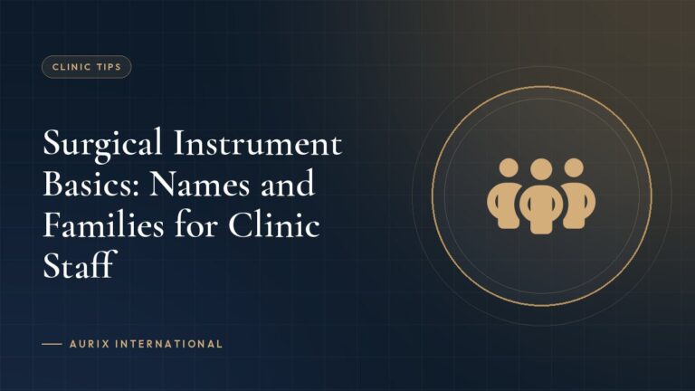 Surgical Instrument Basics: Names and Families for Clinic Staff
