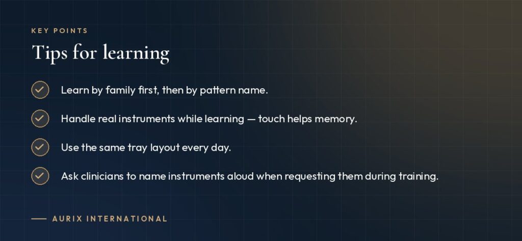 Key points: Tips for learning