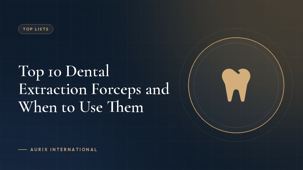 Top 10 Dental Extraction Forceps and When to Use Them