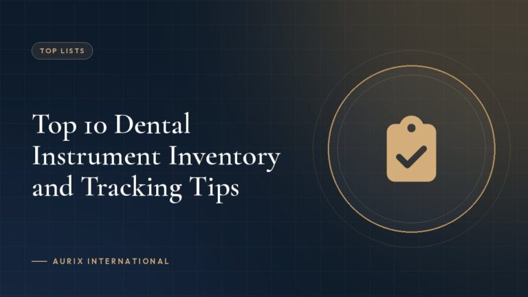 Top 10 Dental Instrument Inventory and Tracking Tips