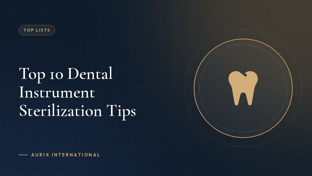 Top 10 Dental Instrument Sterilization Tips