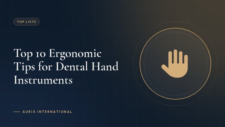 Top 10 Ergonomic Tips for Dental Hand Instruments