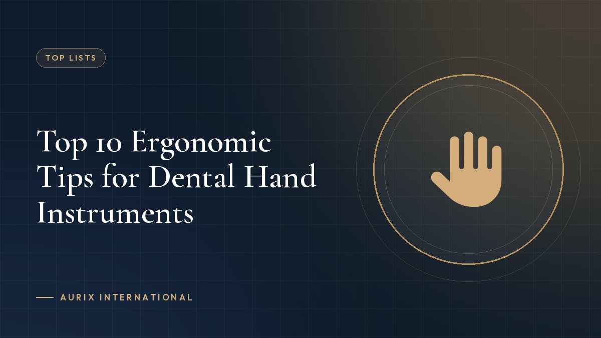 Top 10 Ergonomic Tips for Dental Hand Instruments