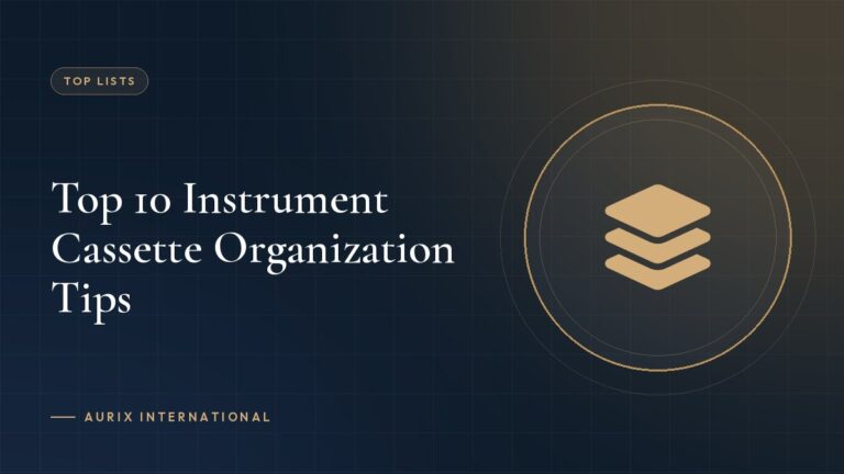 Top 10 Instrument Cassette Organization Tips