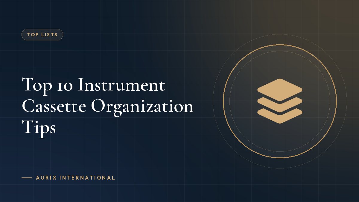 Top 10 Instrument Cassette Organization Tips