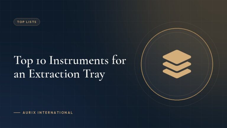 Top 10 Instruments for an Extraction Tray