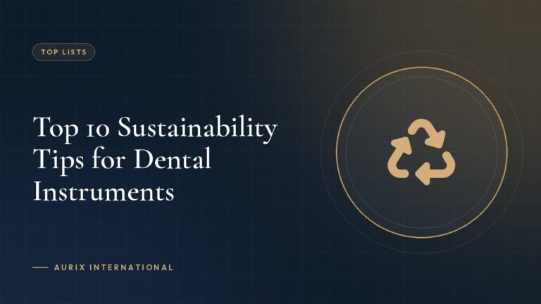 Top 10 Sustainability Tips for Dental Instruments