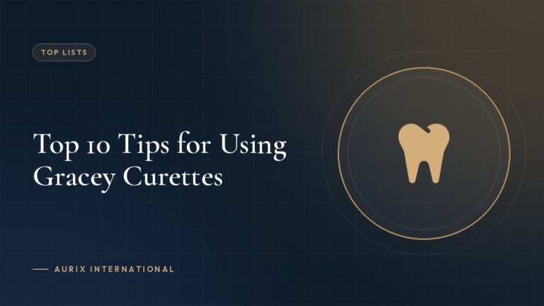 Top 10 Tips for Using Gracey Curettes