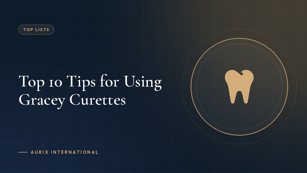 Top 10 Tips for Using Gracey Curettes