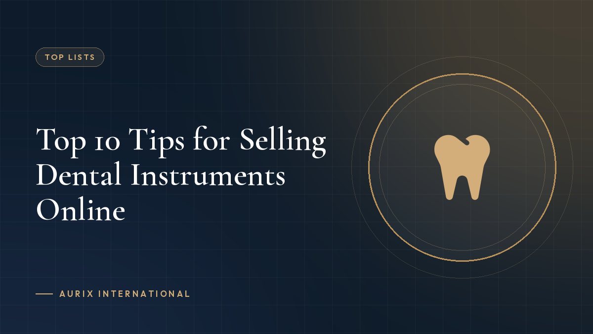 Top 10 Tips for Selling Dental Instruments Online