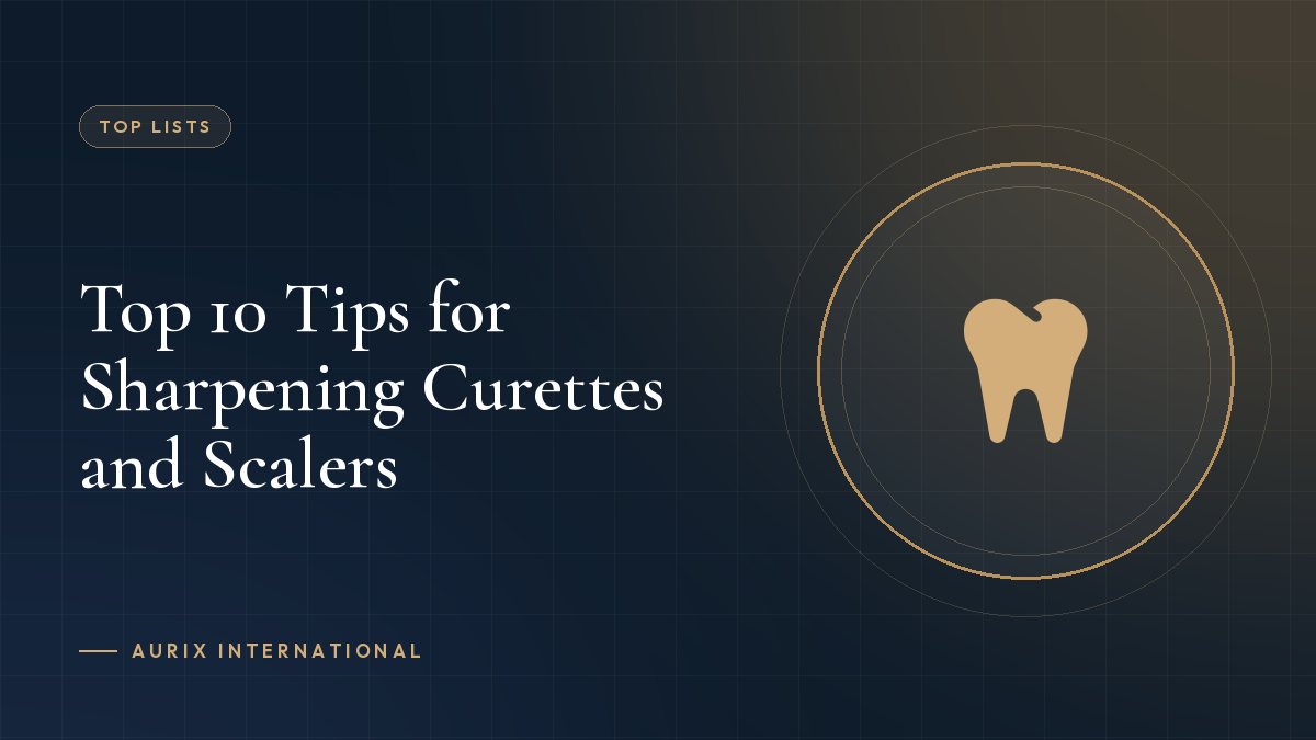 Top 10 Tips for Sharpening Curettes and Scalers
