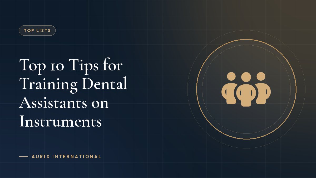 Top 10 Tips for Training Dental Assistants on Instruments