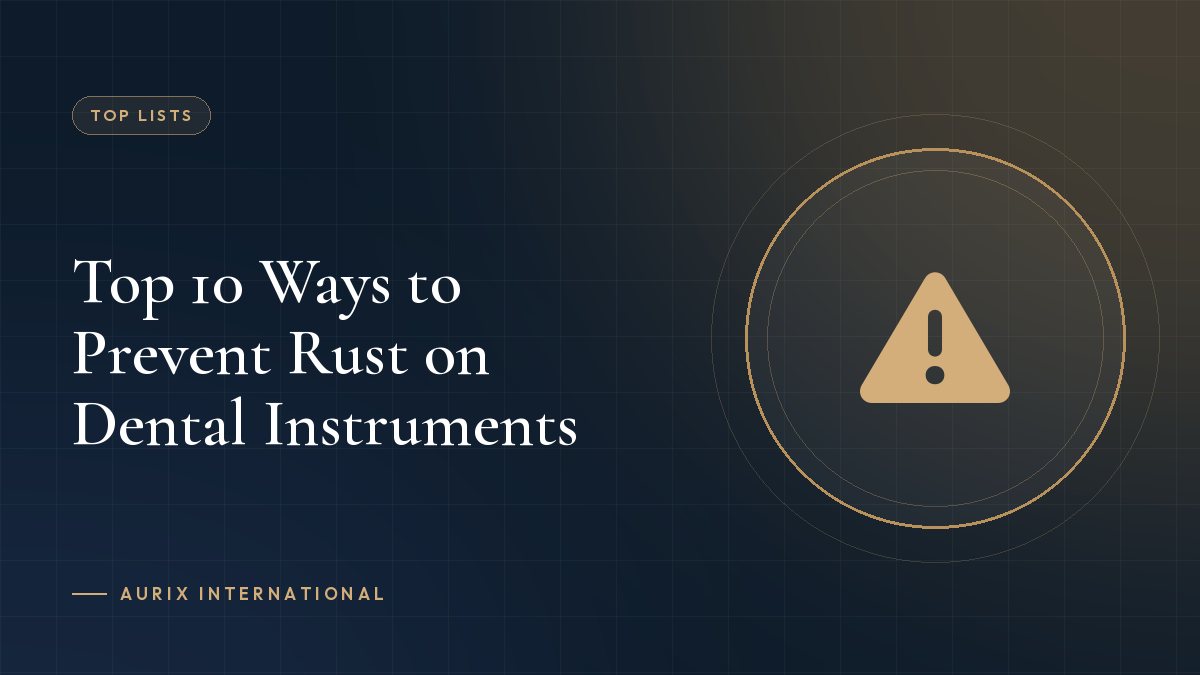 Top 10 Ways to Prevent Rust on Dental Instruments