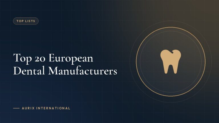 Top 20 European Dental Manufacturers