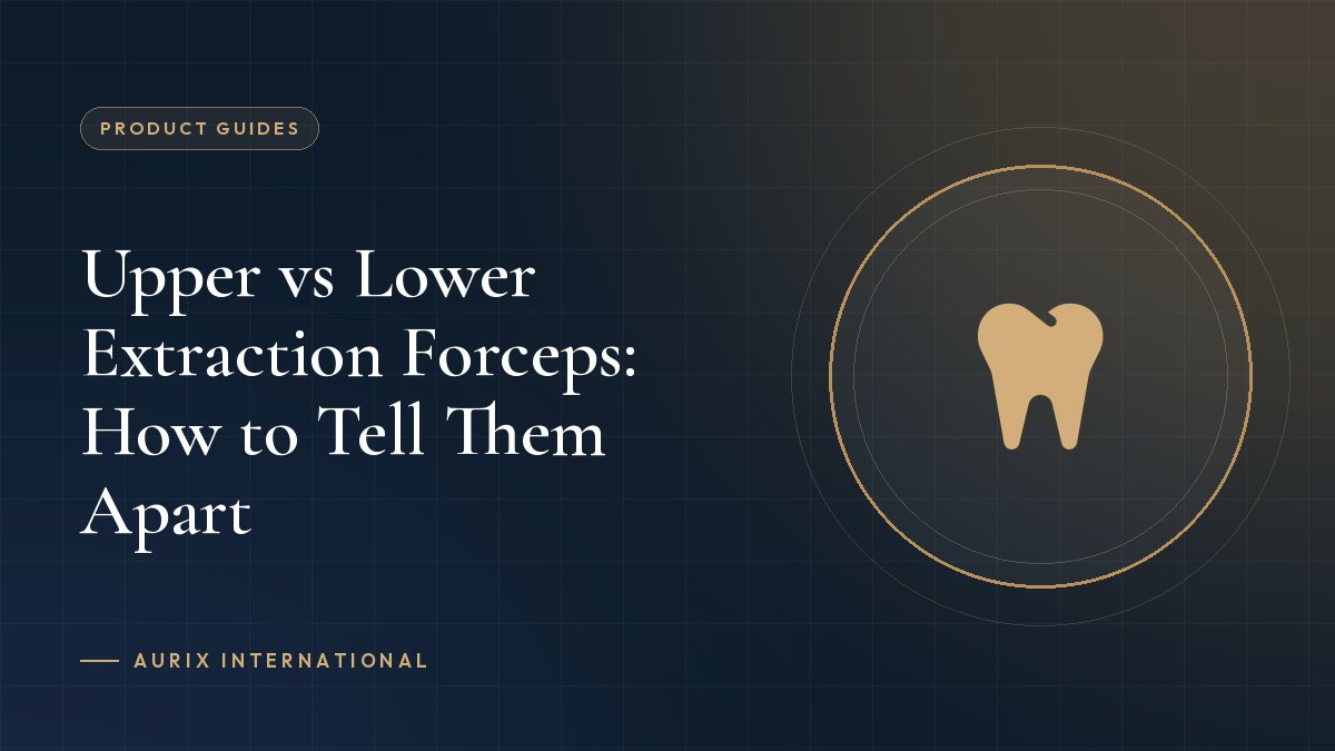 Upper vs Lower Extraction Forceps: How to Tell Them Apart