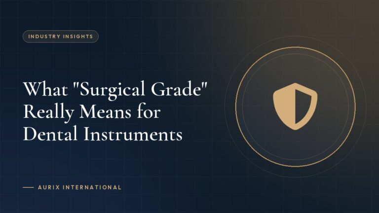 What "Surgical Grade" Really Means for Dental Instruments