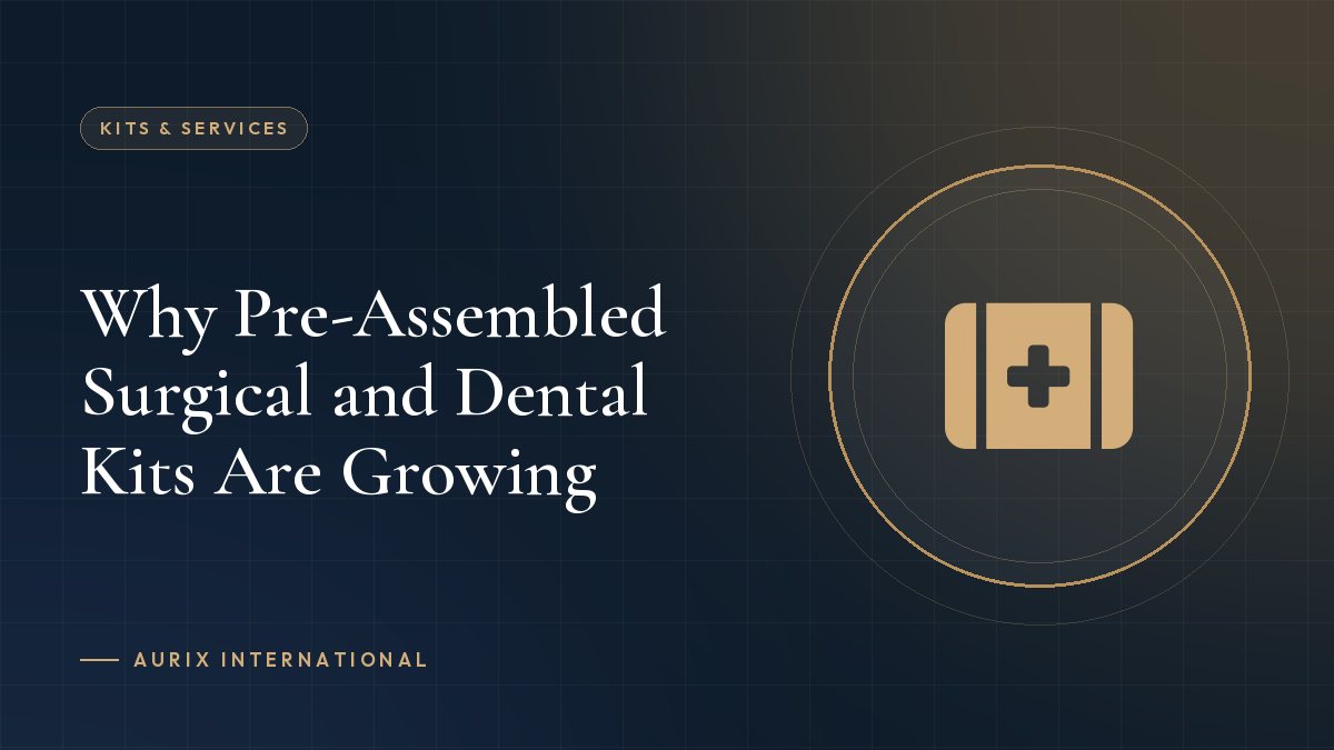 Why Pre-Assembled Surgical and Dental Kits Are Growing